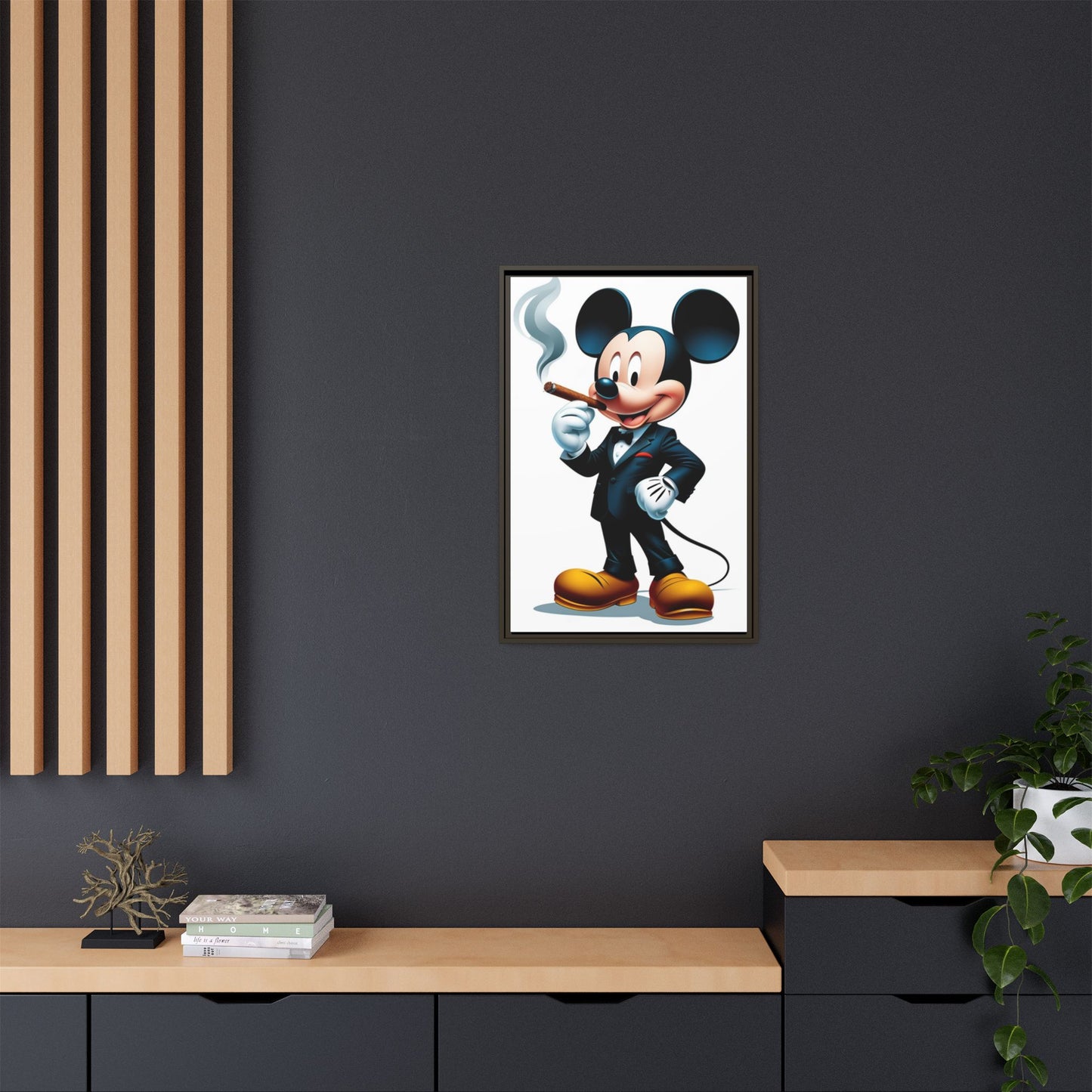 Matte Canvas, Framed (Multi-color)