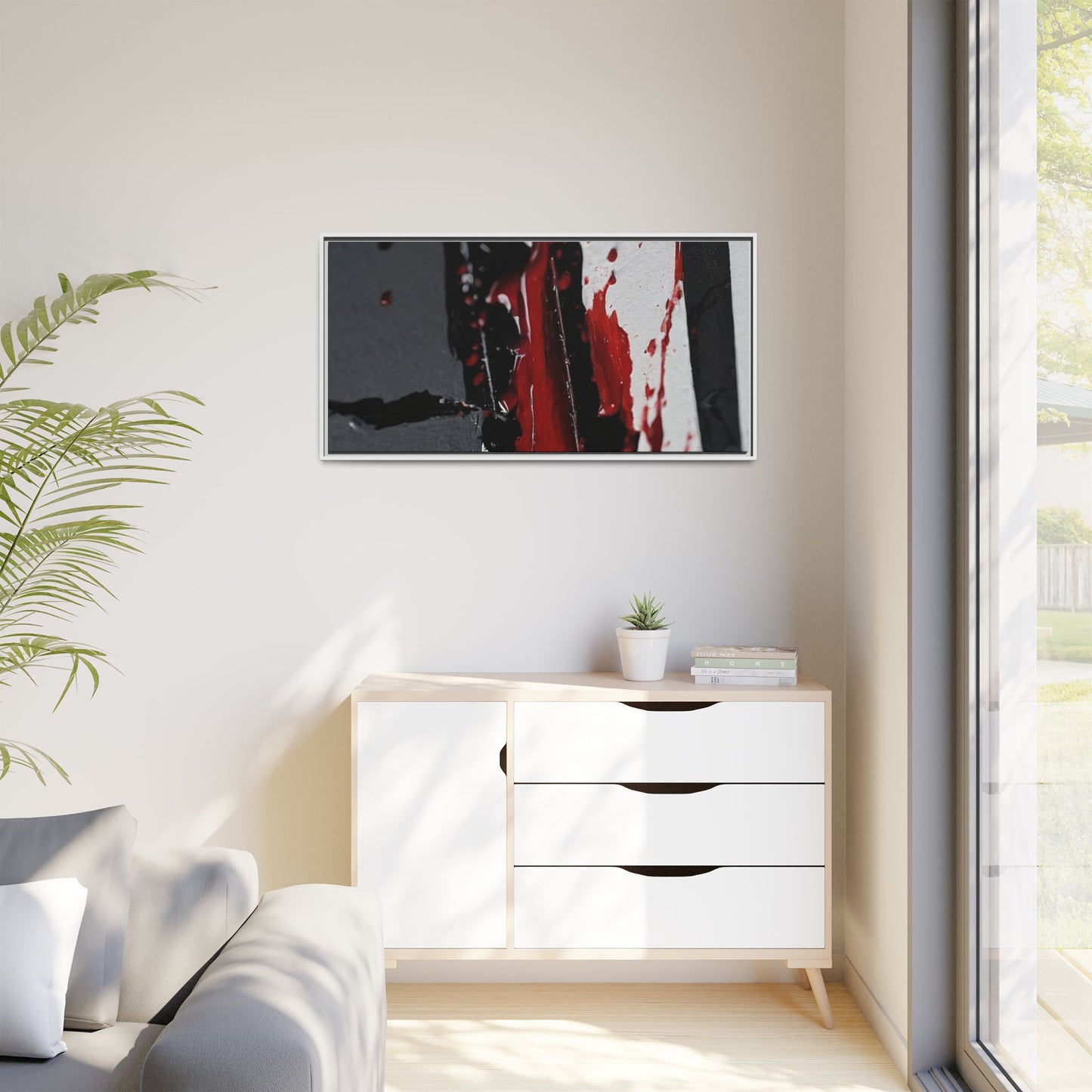 Matte Canvas, Framed (Multi-color)