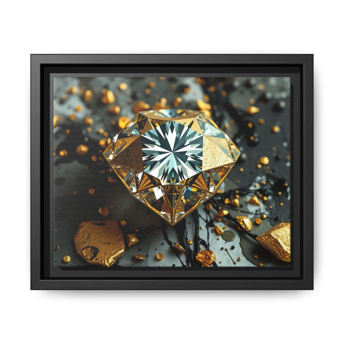Matte Canvas, Framed (Multi-color)
