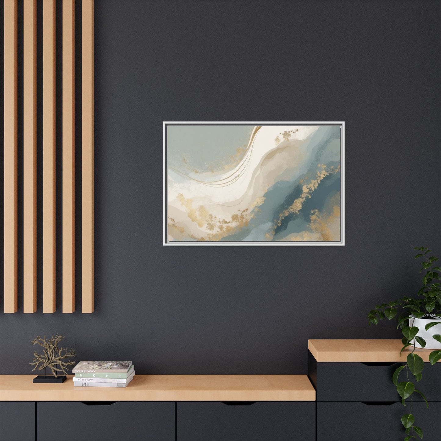 Matte Canvas, Framed (Multi-color)