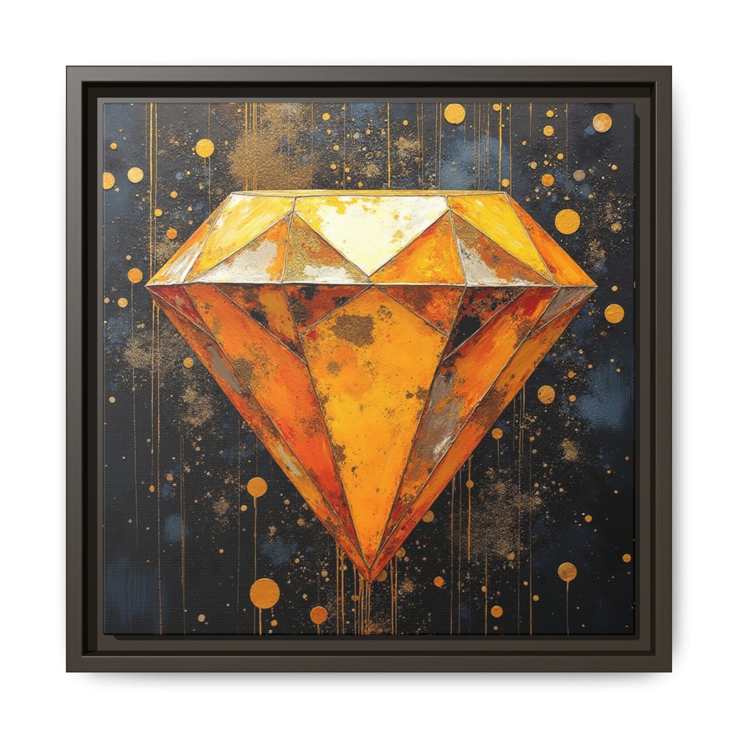 Matte Canvas, Framed (Multi-color)