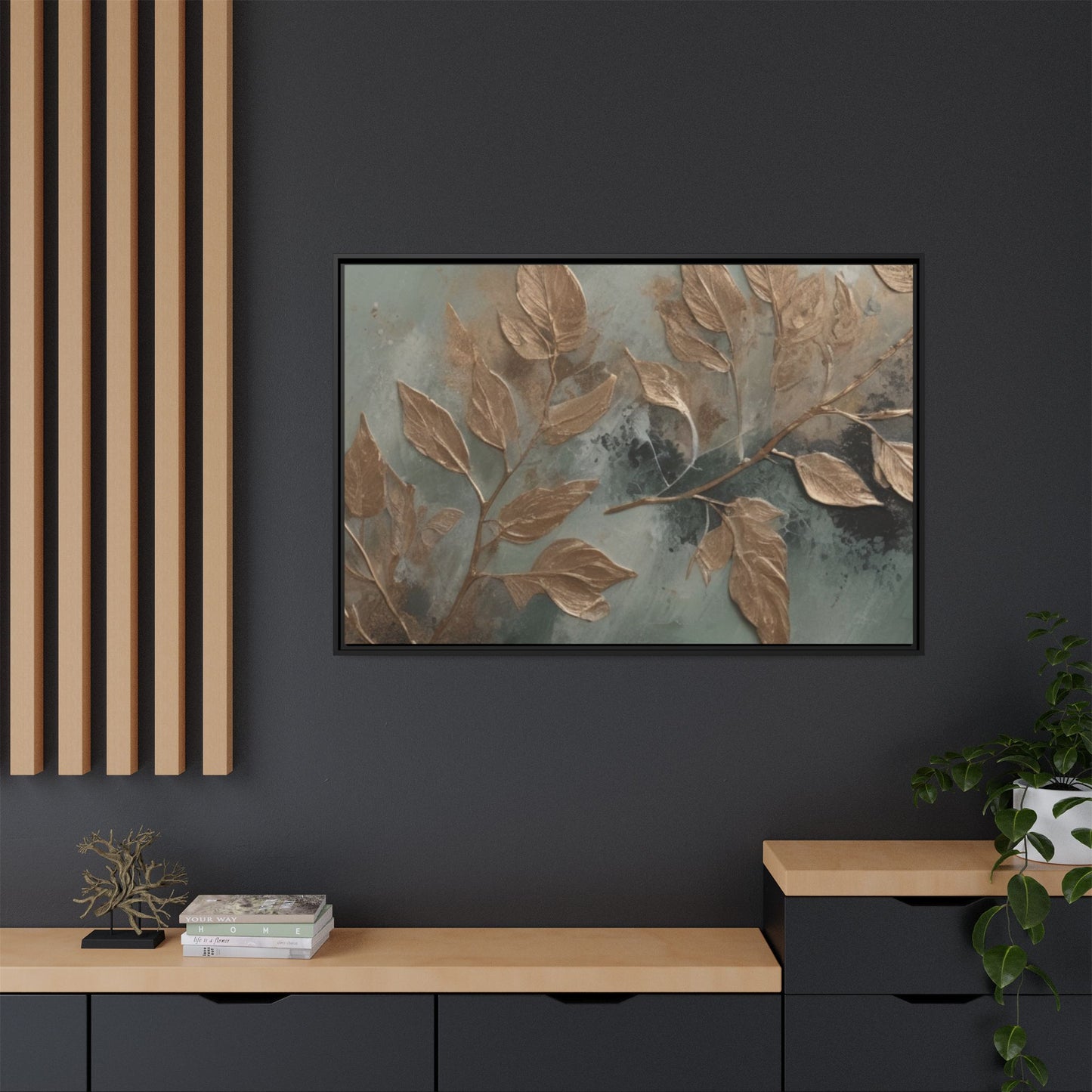 Matte Canvas, Framed (Multi-color)