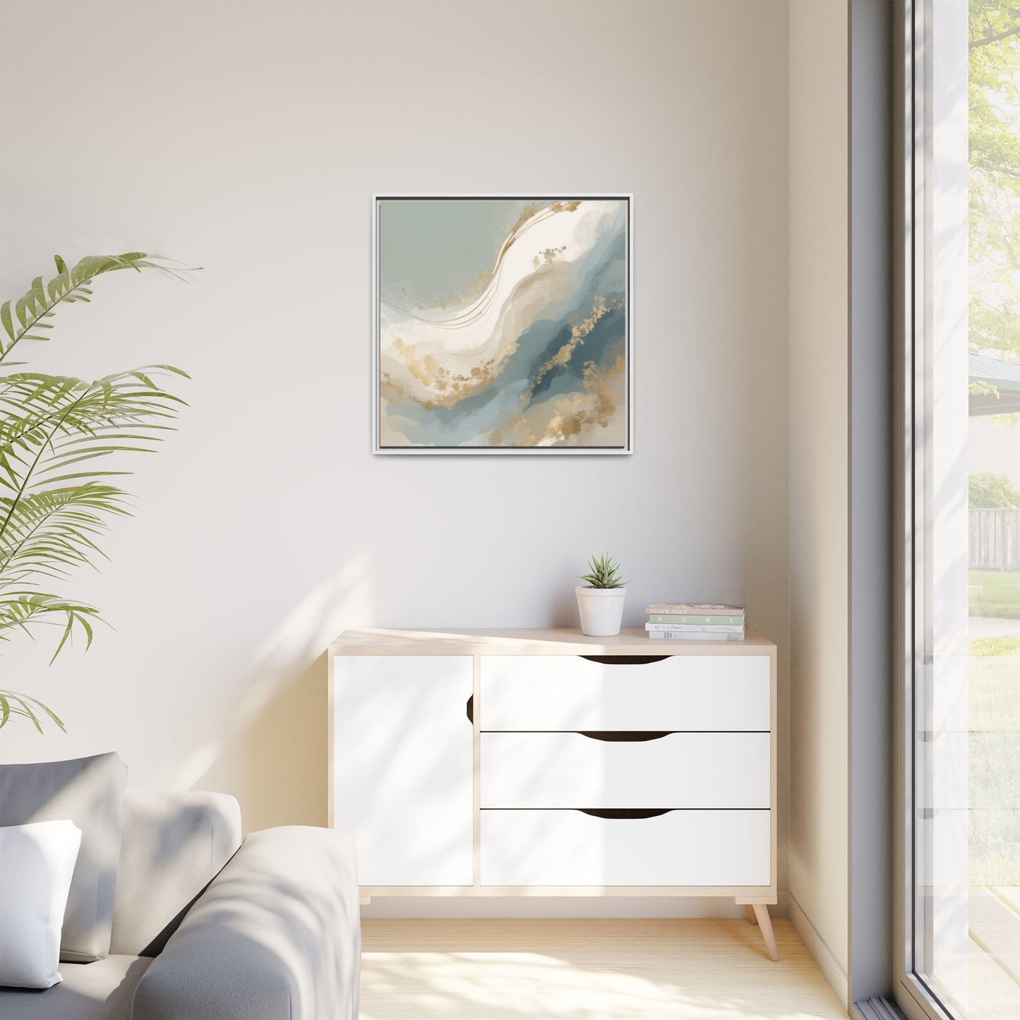 Matte Canvas, Framed (Multi-color)