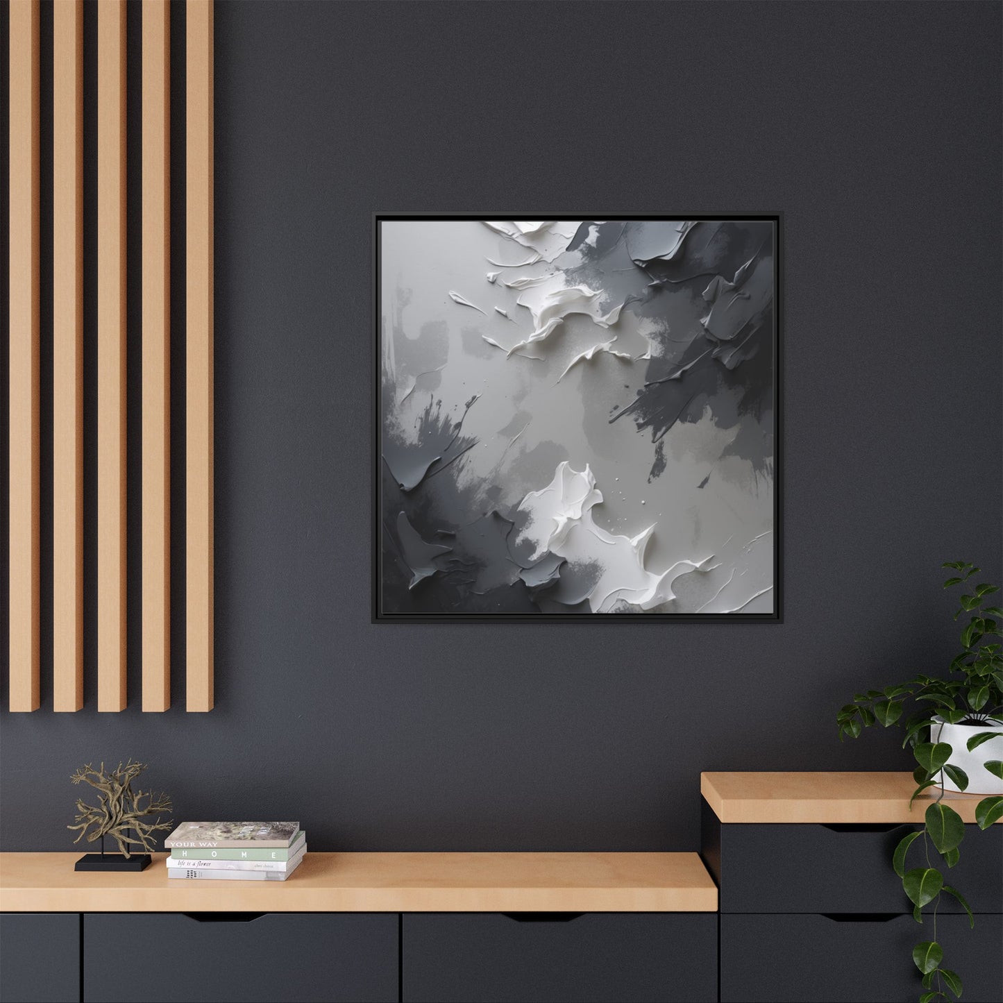Matte Canvas, Framed (Multi-color)