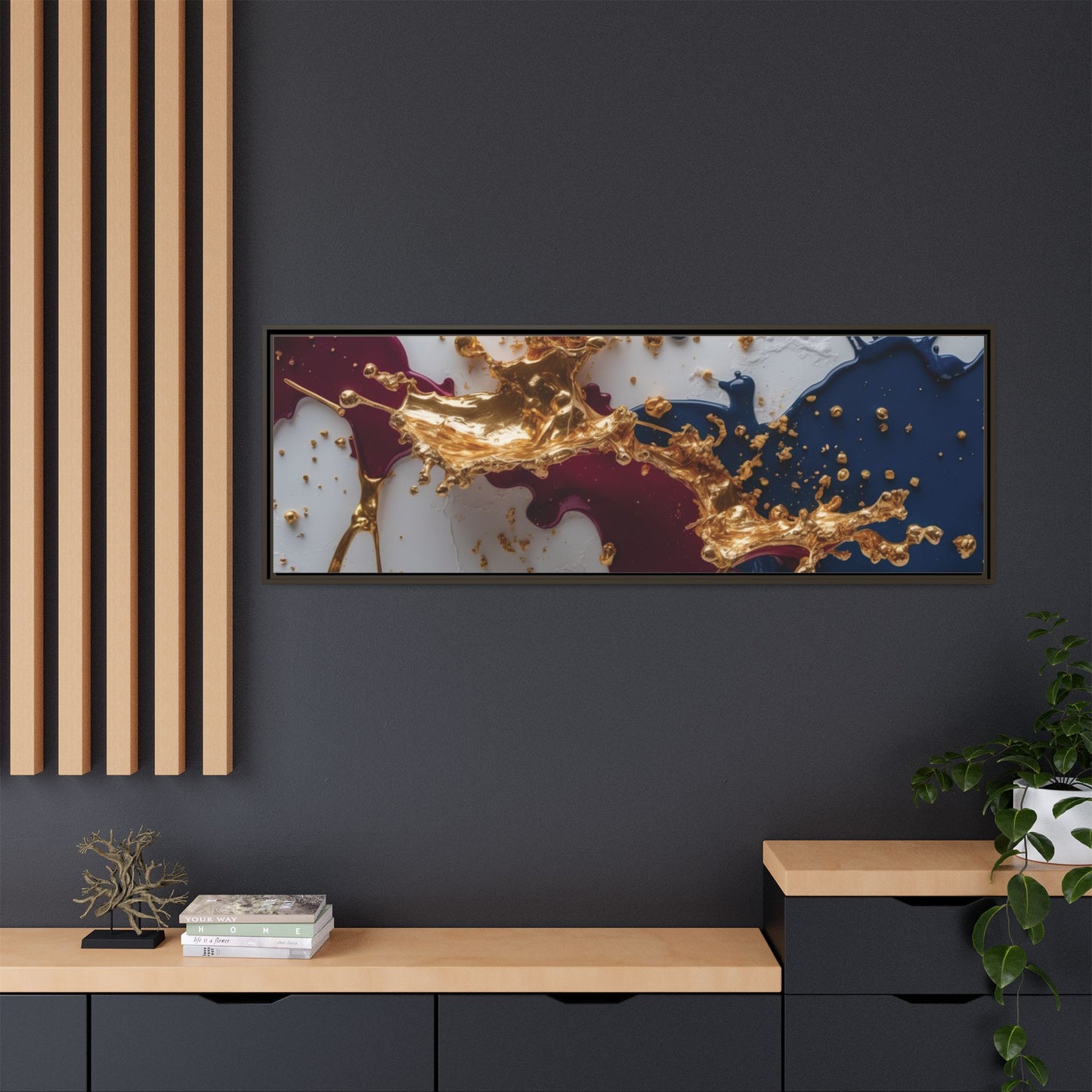 Matte Canvas, Framed (Multi-color)