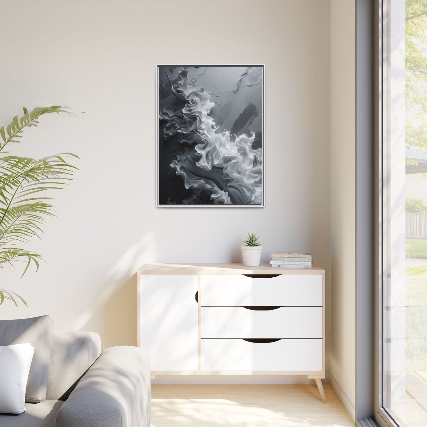 Matte Canvas, Framed (Multi-color)