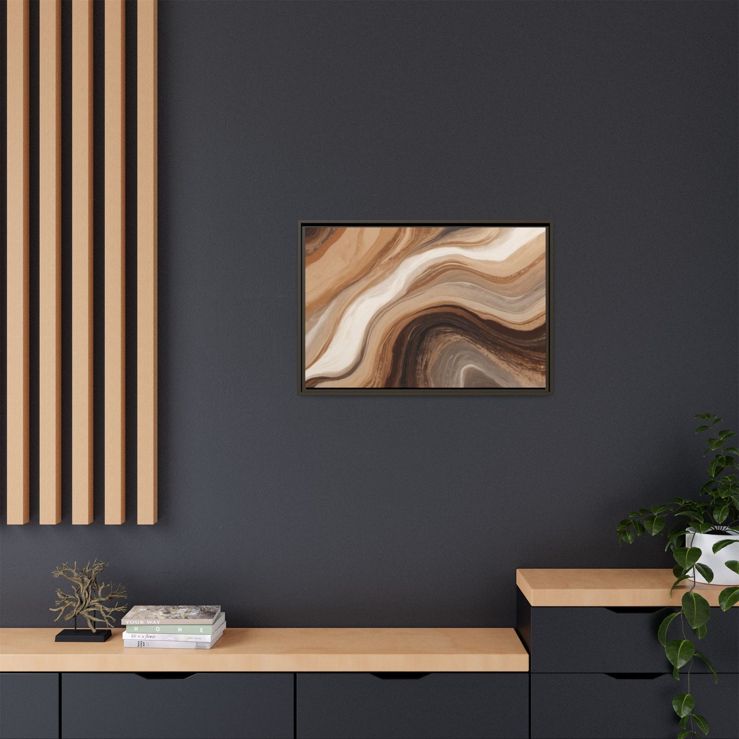 Matte Canvas, Framed (Multi-color)