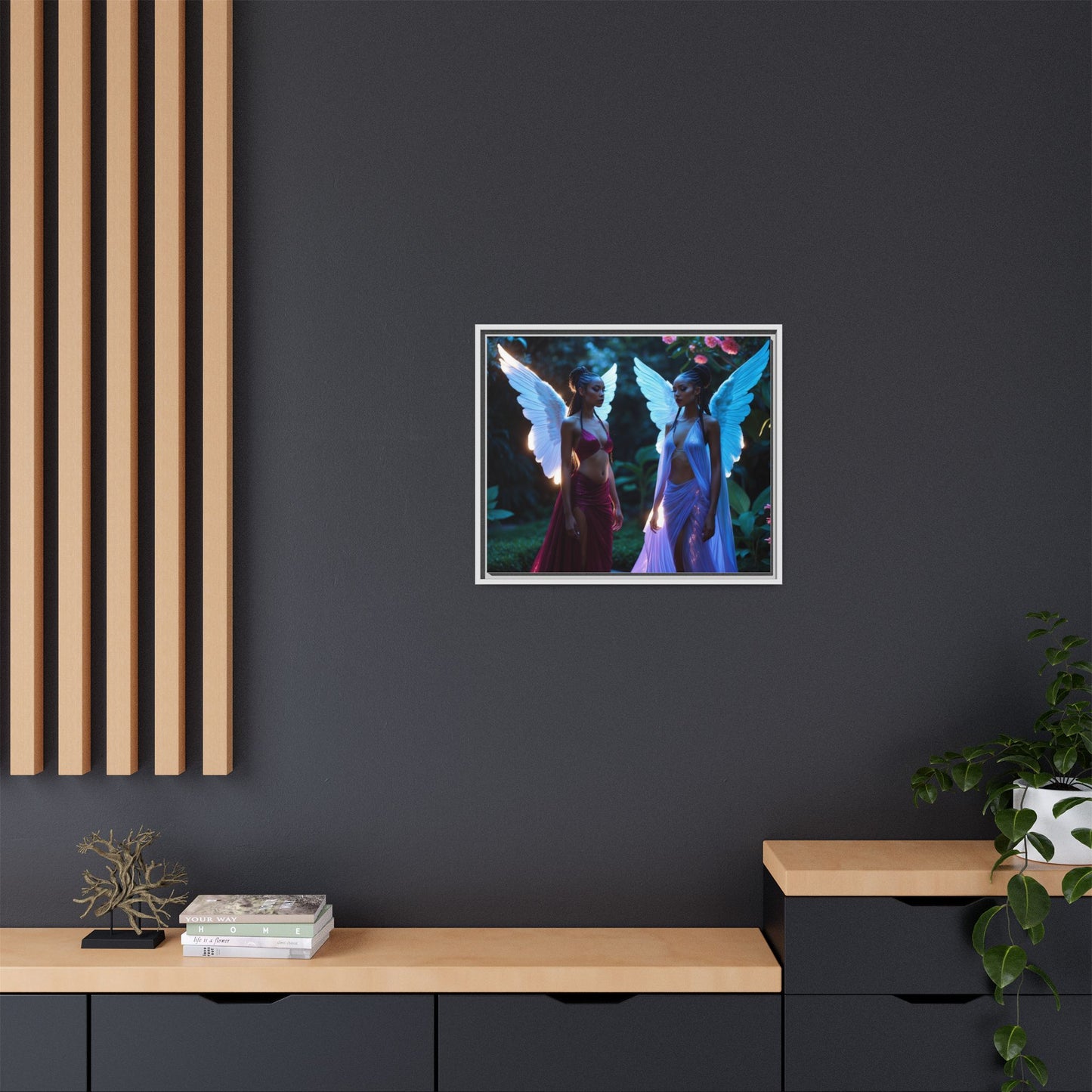 Matte Canvas, Framed (Multi-color)