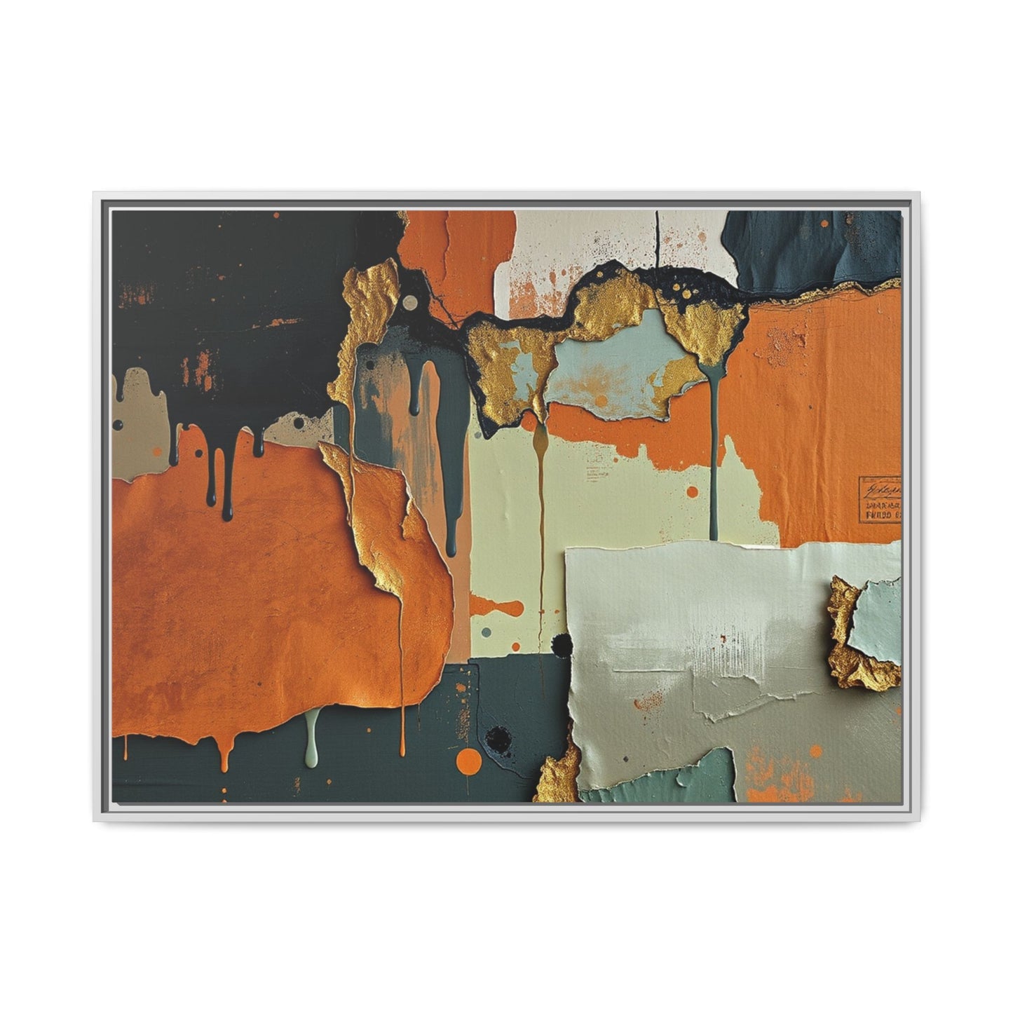 Matte Canvas, Framed (Multi-color)
