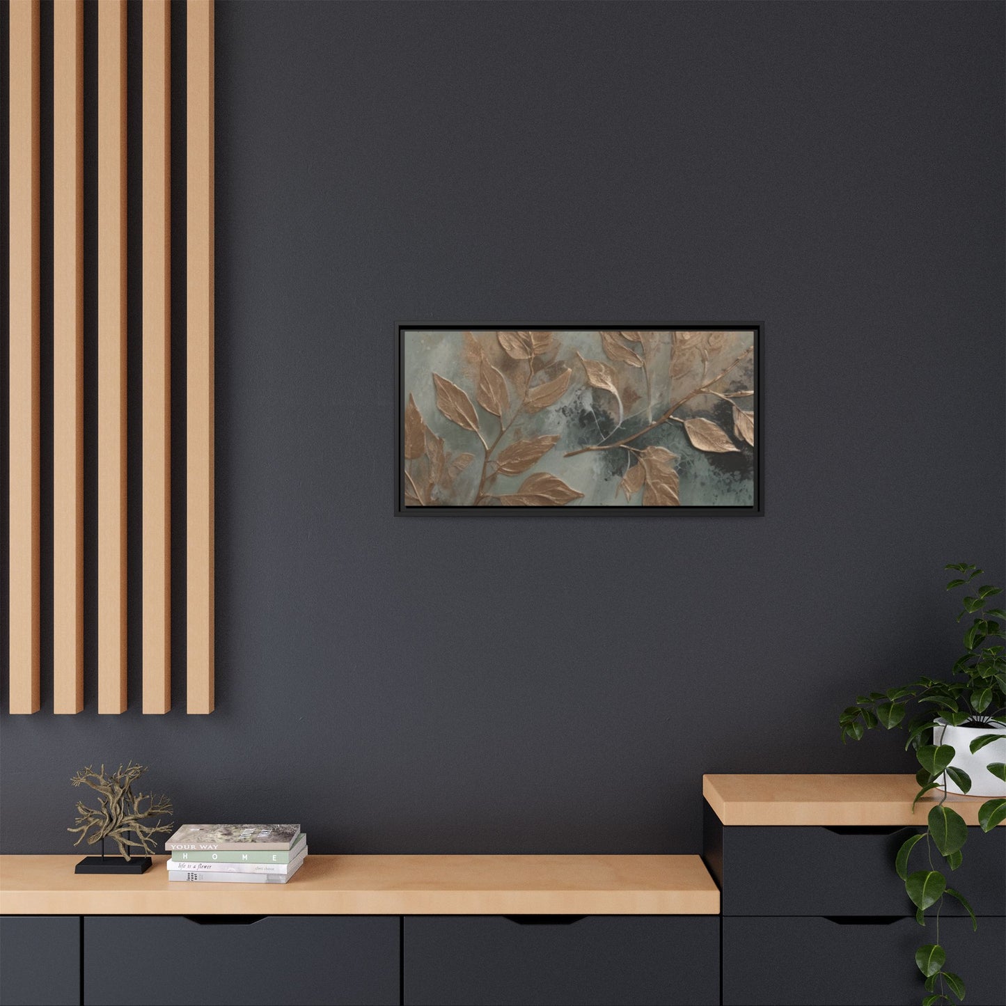 Matte Canvas, Framed (Multi-color)