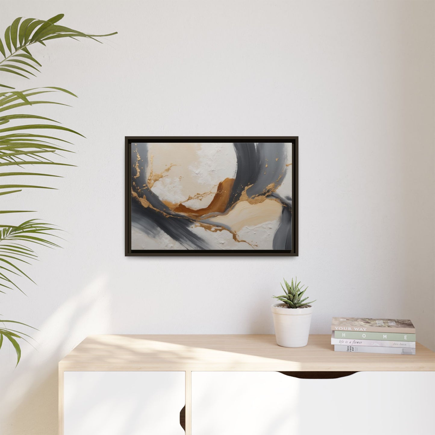 Matte Canvas, Framed (Multi-color)