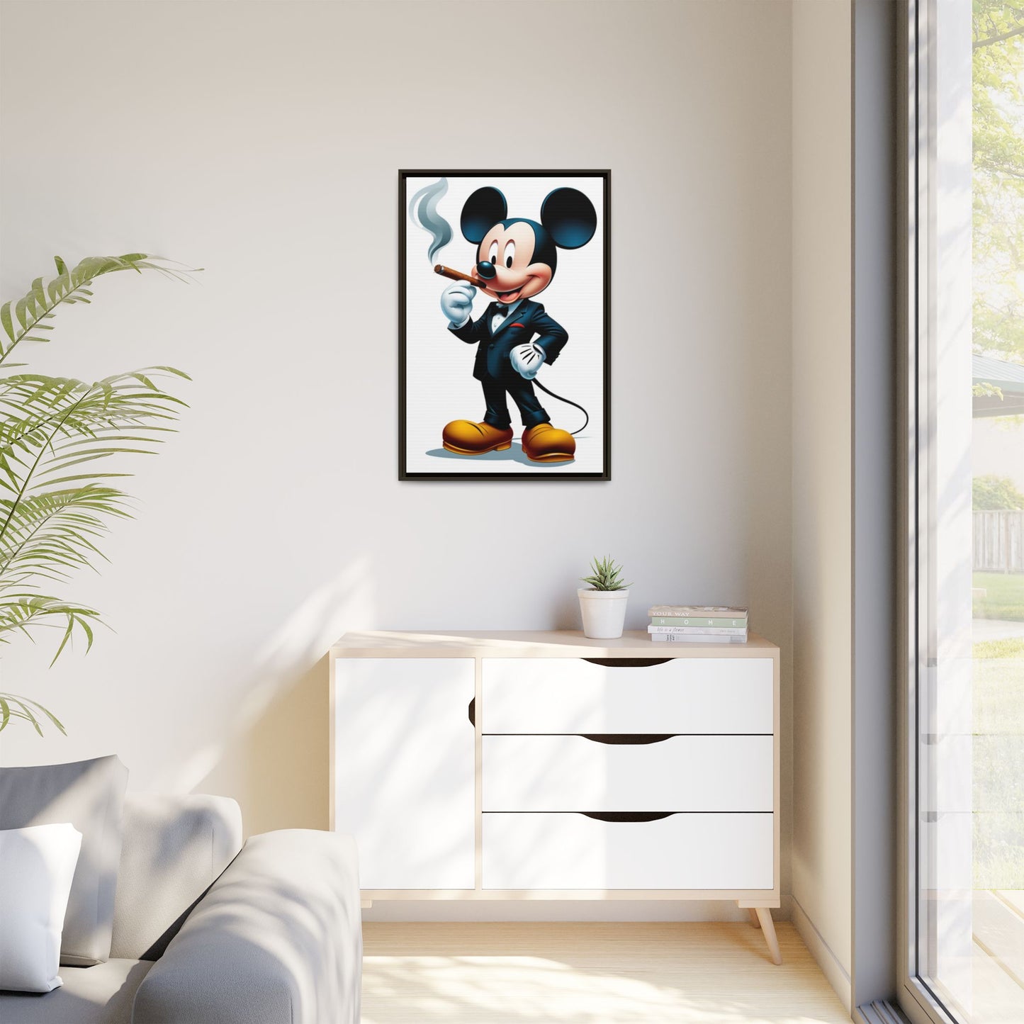 Matte Canvas, Framed (Multi-color)