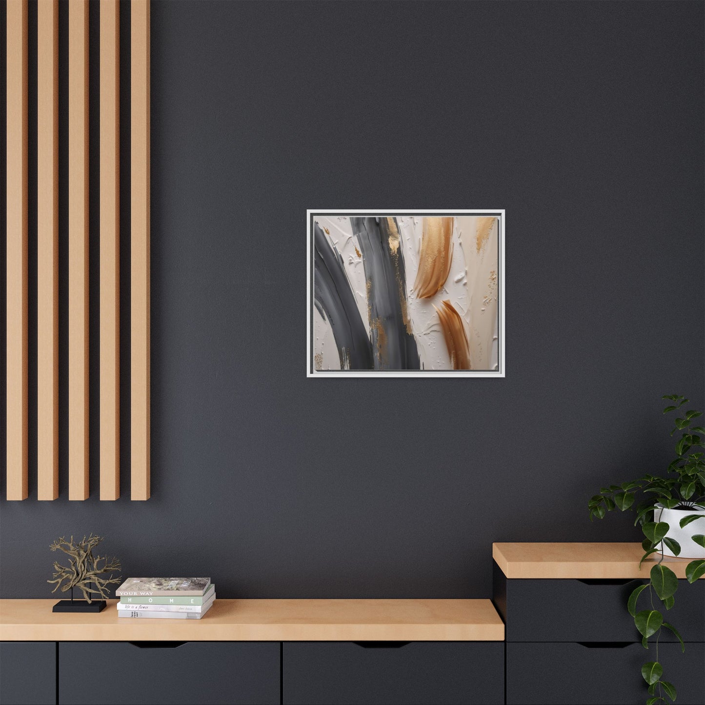 Matte Canvas, Framed (Multi-color)