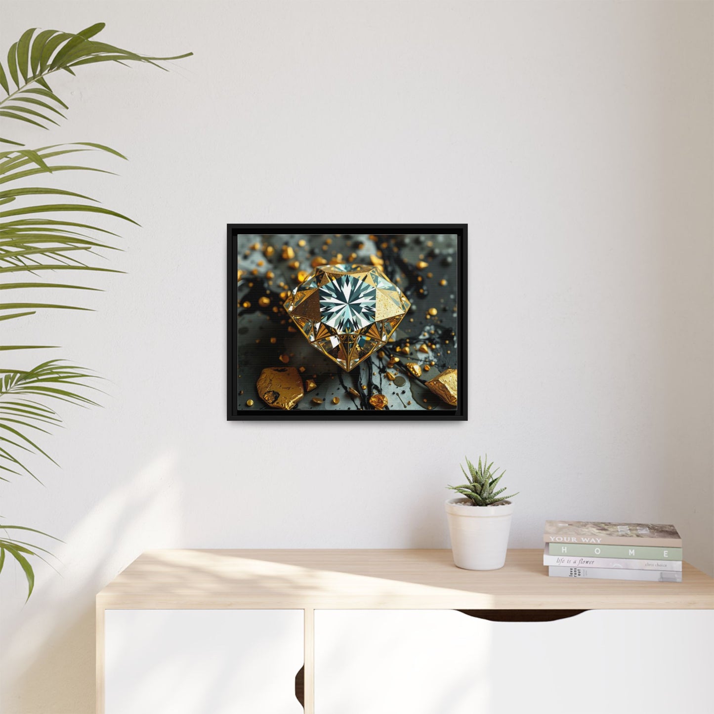 Matte Canvas, Framed (Multi-color)