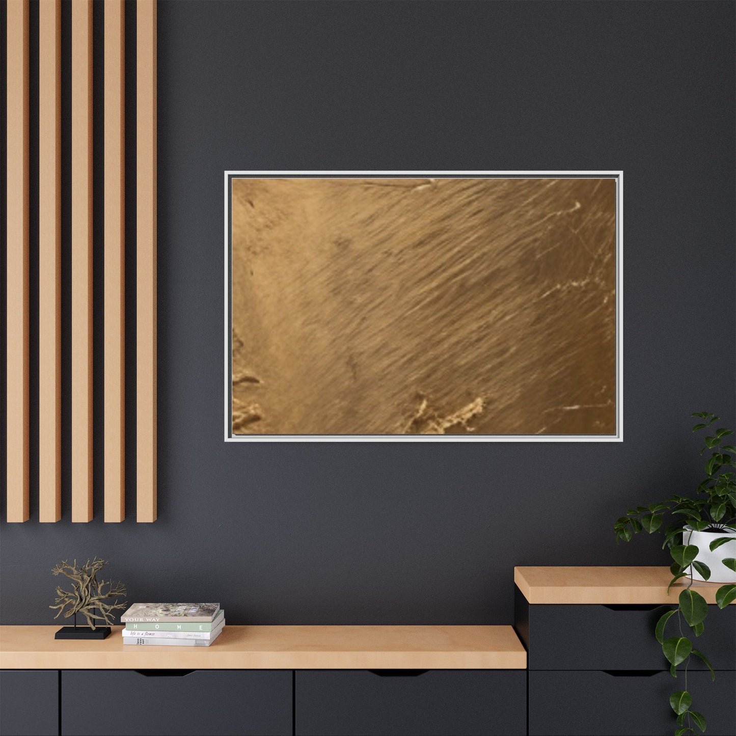 Matte Canvas, Framed (Multi-color)