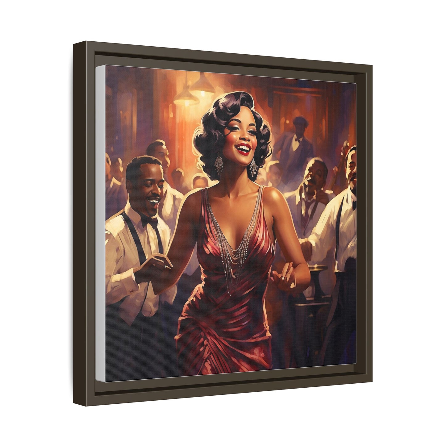 Matte Canvas, Framed (Multi-color)