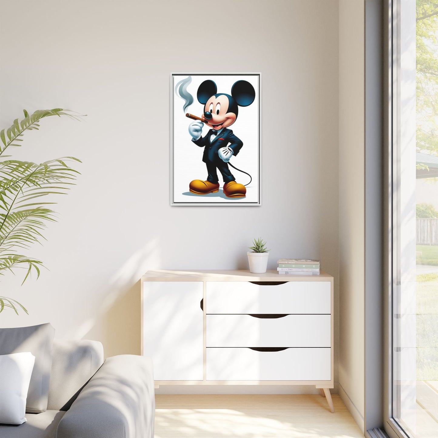 Matte Canvas, Framed (Multi-color)