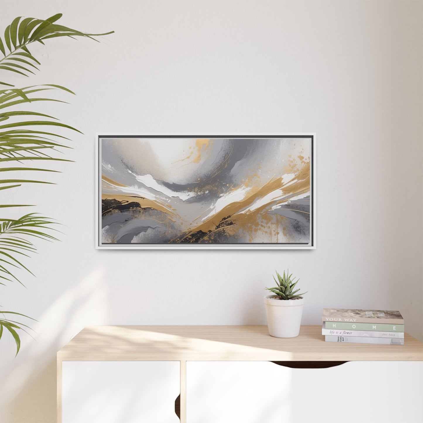 Matte Canvas, Framed (Multi-color)