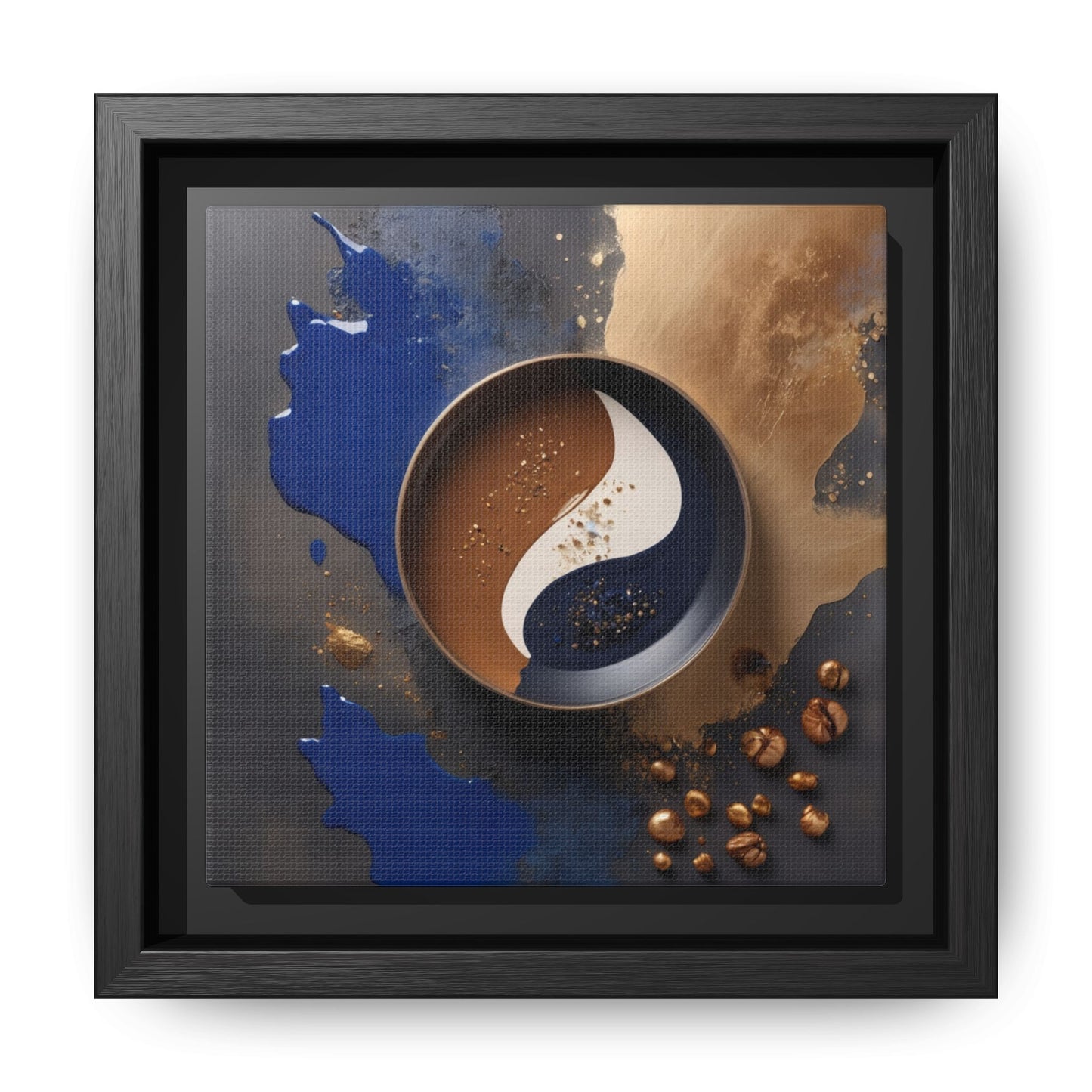 Fusion of Flavor and Form Art Canvas - Framed Wall Decor