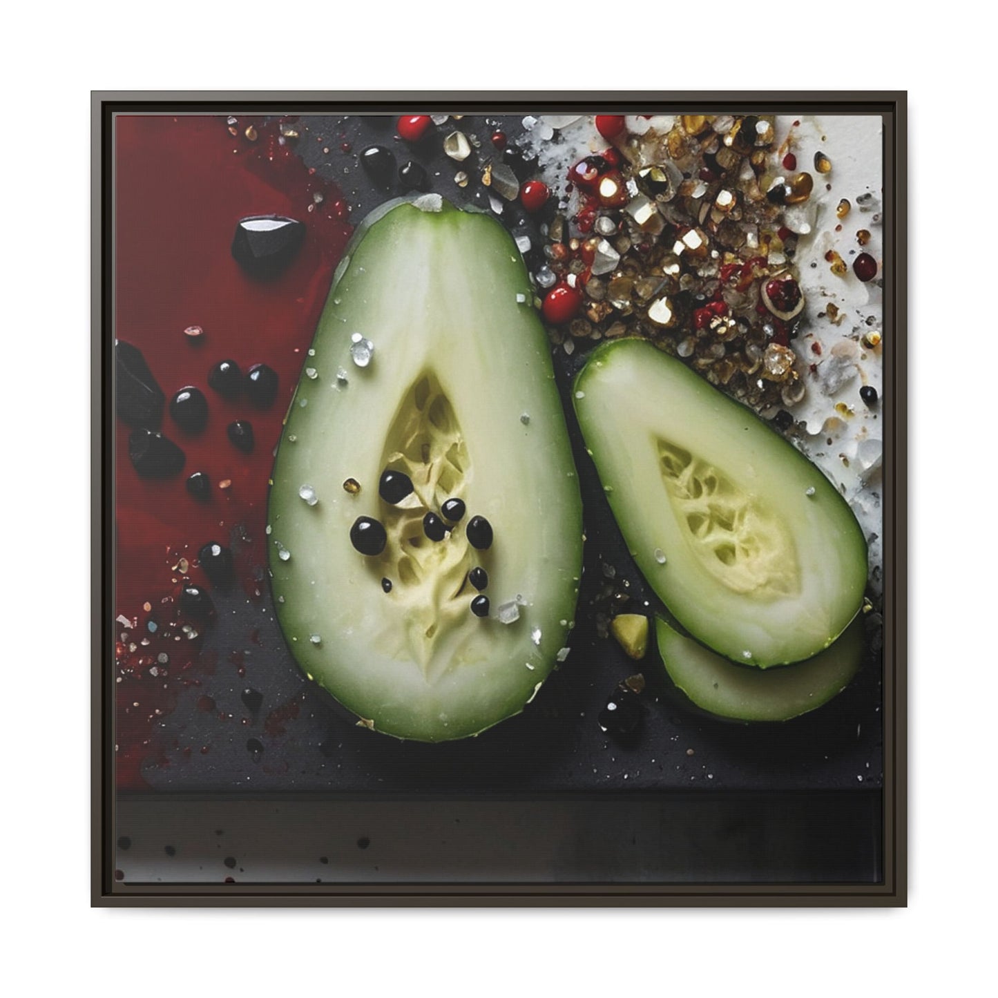 Matte Canvas, Framed (Multi-color)