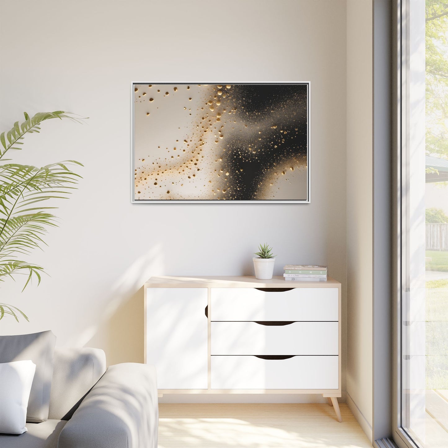 Matte Canvas, Framed (Multi-color)