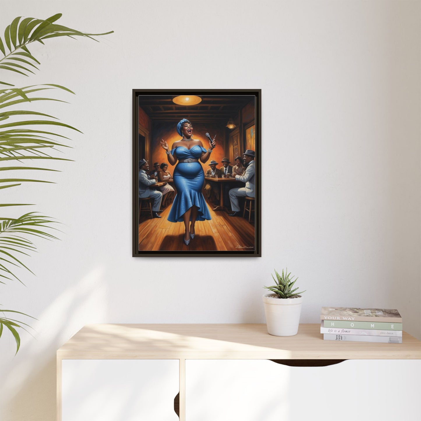Matte Canvas, Framed (Multi-color)