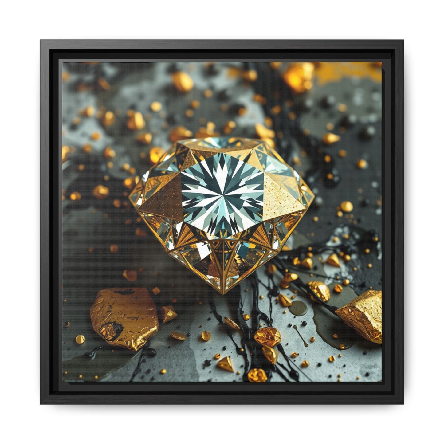 Matte Canvas, Framed (Multi-color)