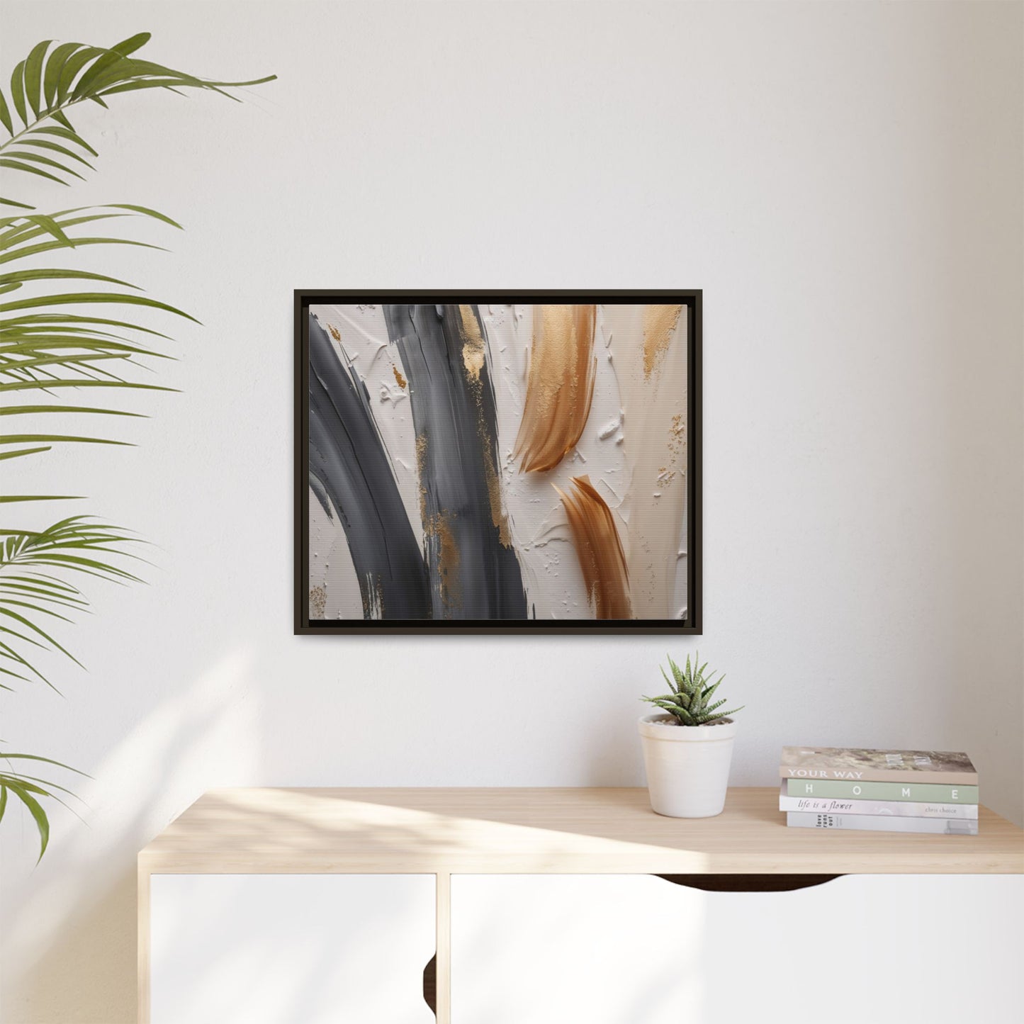 Matte Canvas, Framed (Multi-color)