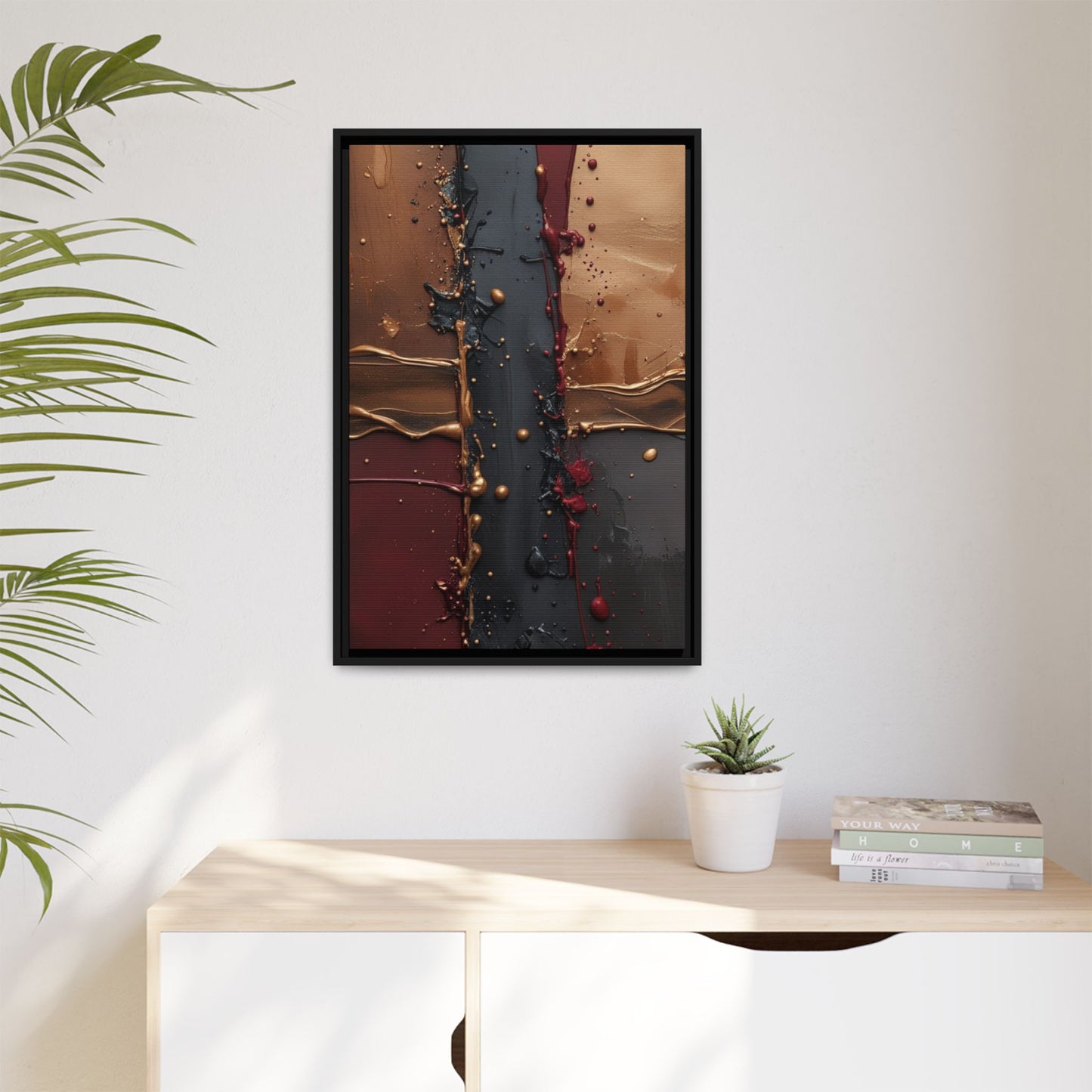 Matte Canvas, Framed (Multi-color)