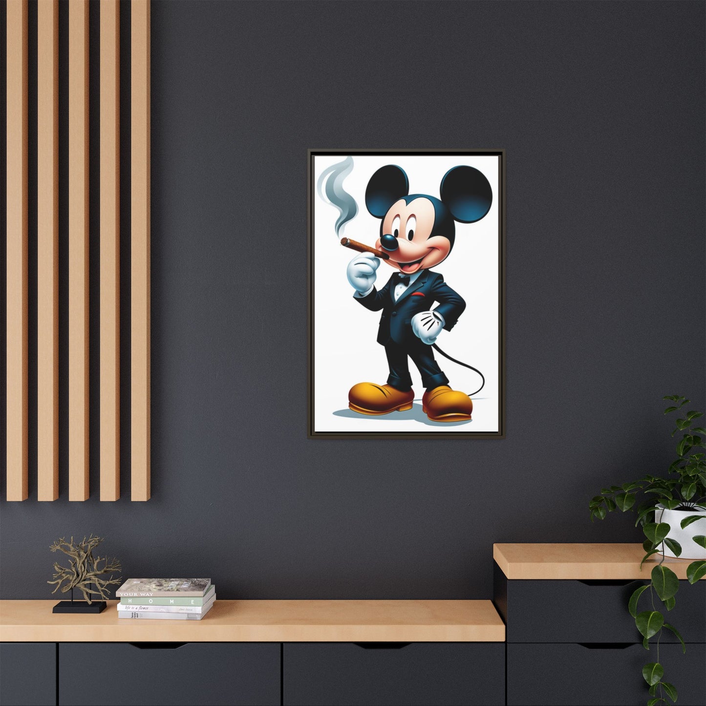 Matte Canvas, Framed (Multi-color)