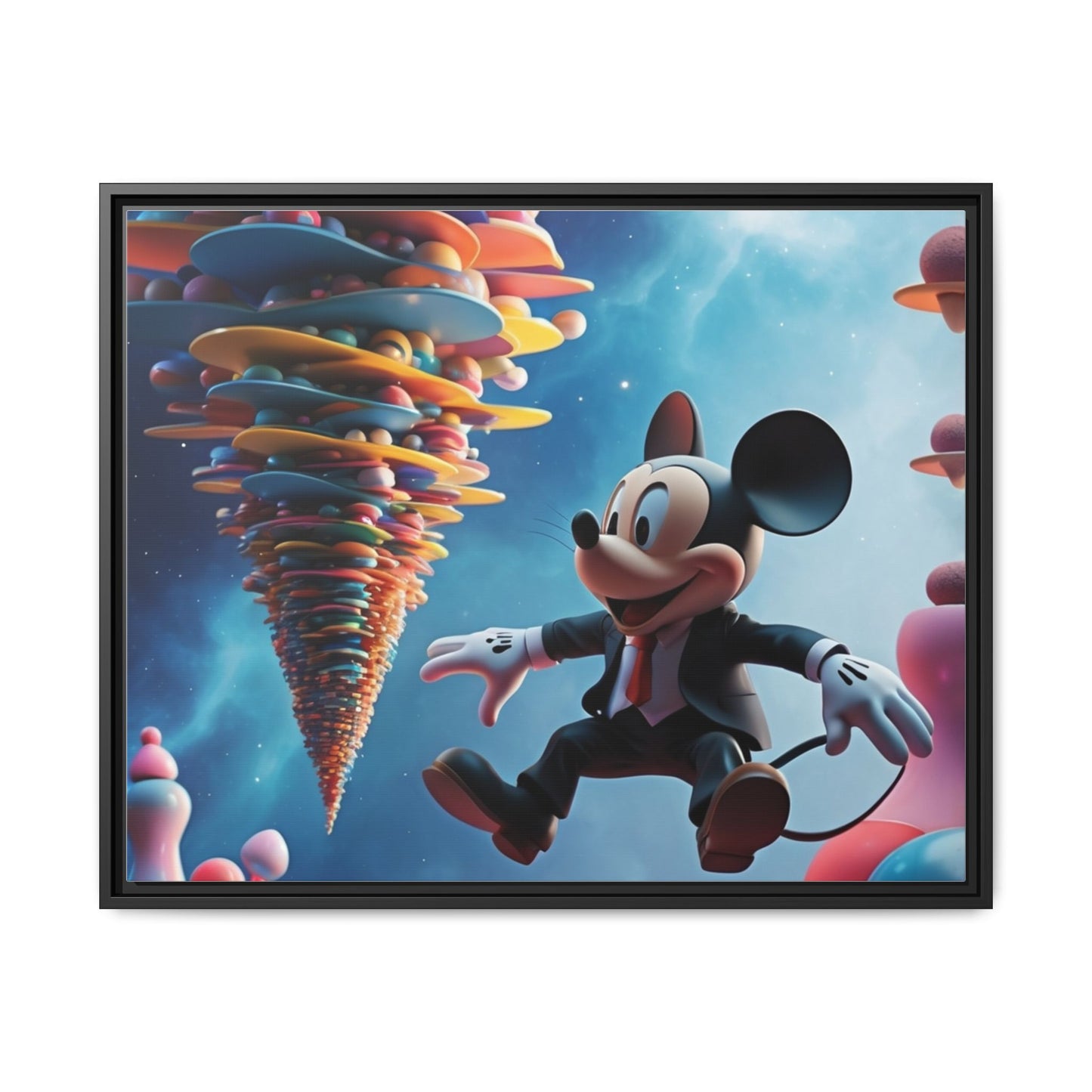 Matte Canvas, Framed (Multi-color)