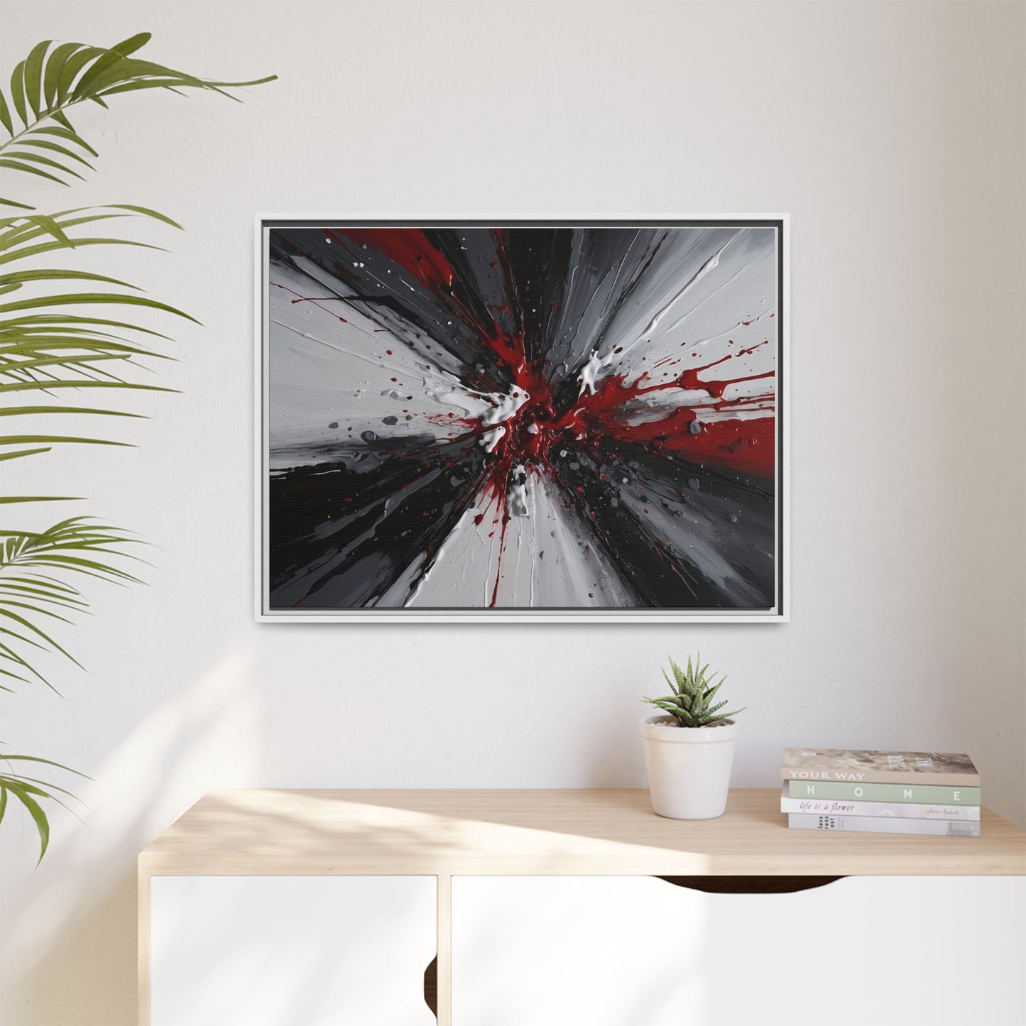 Matte Canvas, Framed (Multi-color)