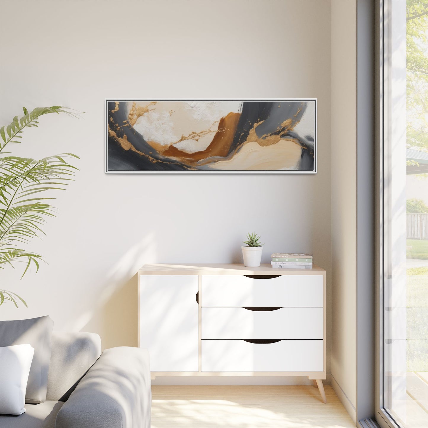 Matte Canvas, Framed (Multi-color)