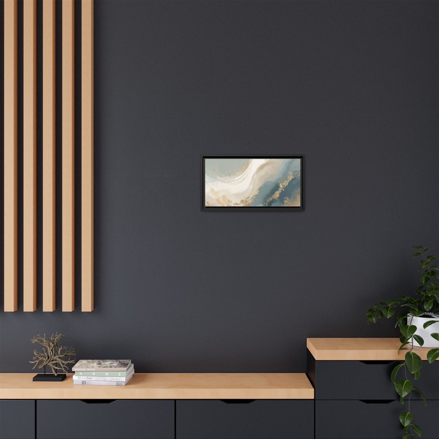 Matte Canvas, Framed (Multi-color)