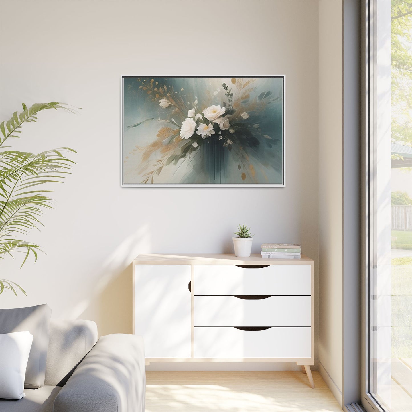 Matte Canvas, Framed (Multi-color)