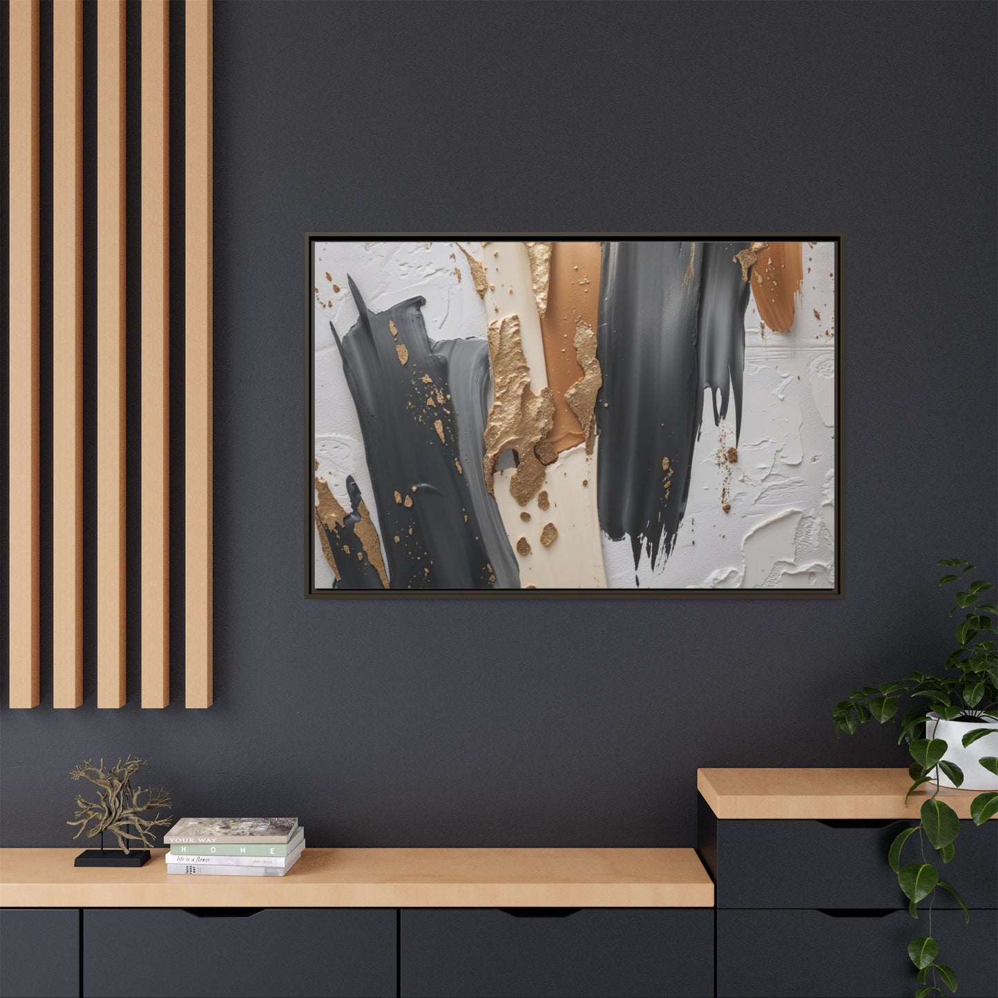 Matte Canvas, Framed (Multi-color)