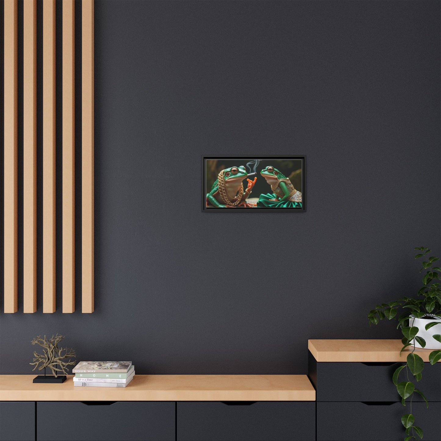 Matte Canvas, Framed (Multi-color)