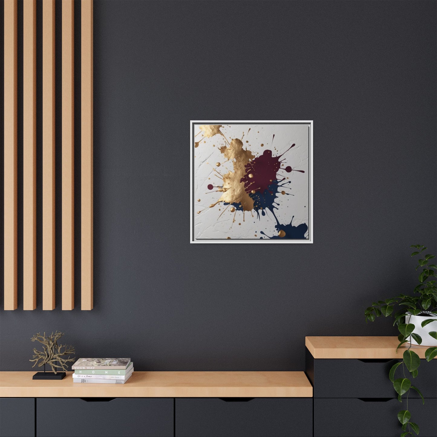 Matte Canvas, Framed (Multi-color)