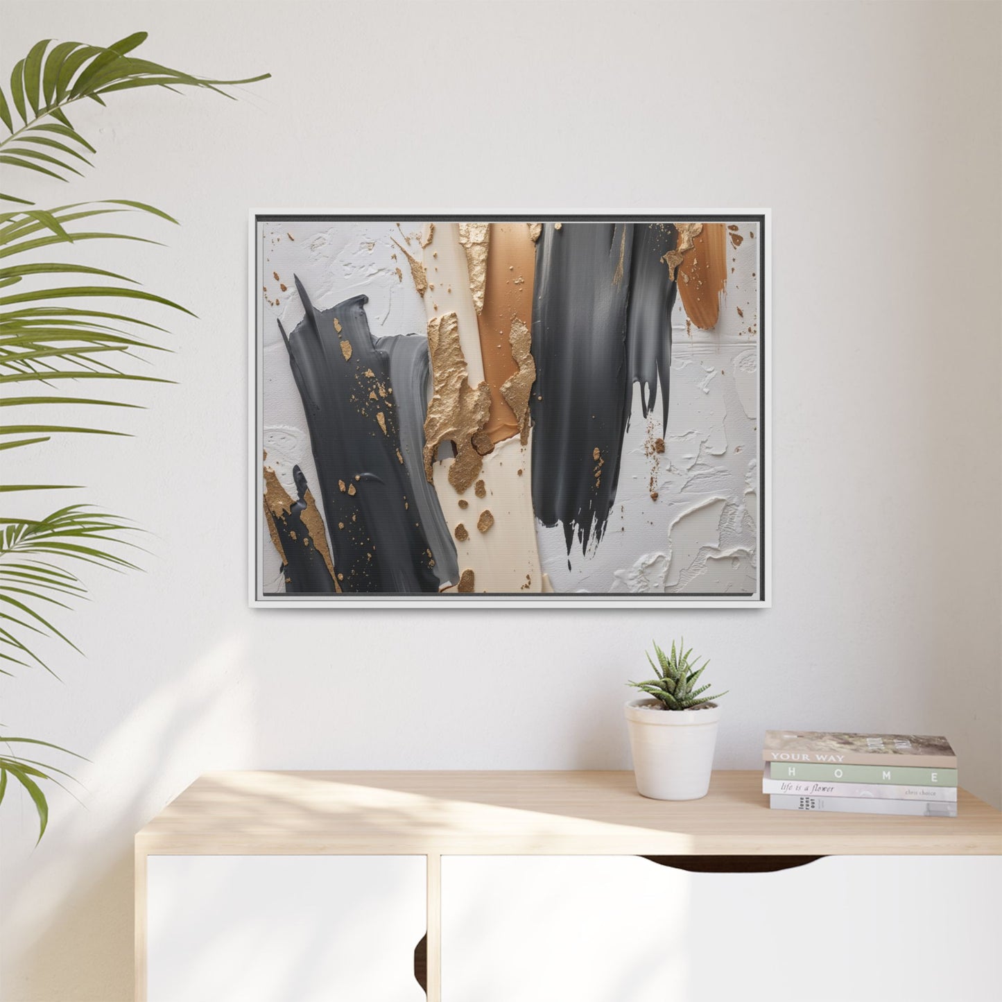 Matte Canvas, Framed (Multi-color)