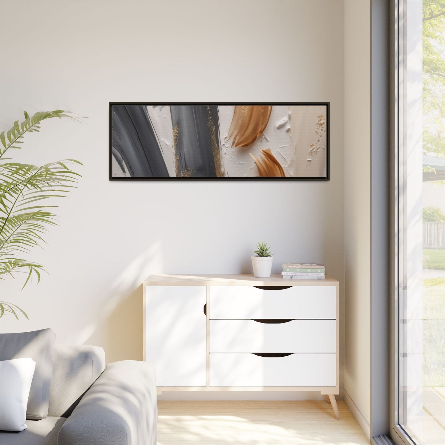 Matte Canvas, Framed (Multi-color)