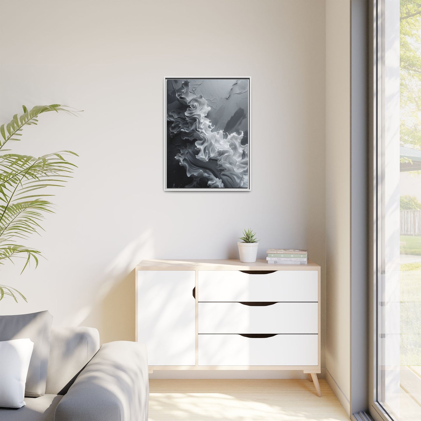 Matte Canvas, Framed (Multi-color)