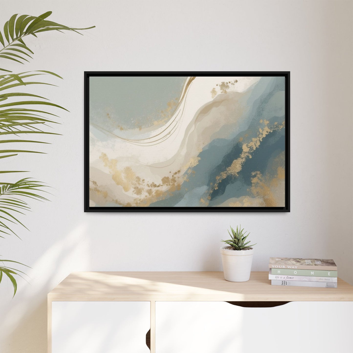 Matte Canvas, Framed (Multi-color)