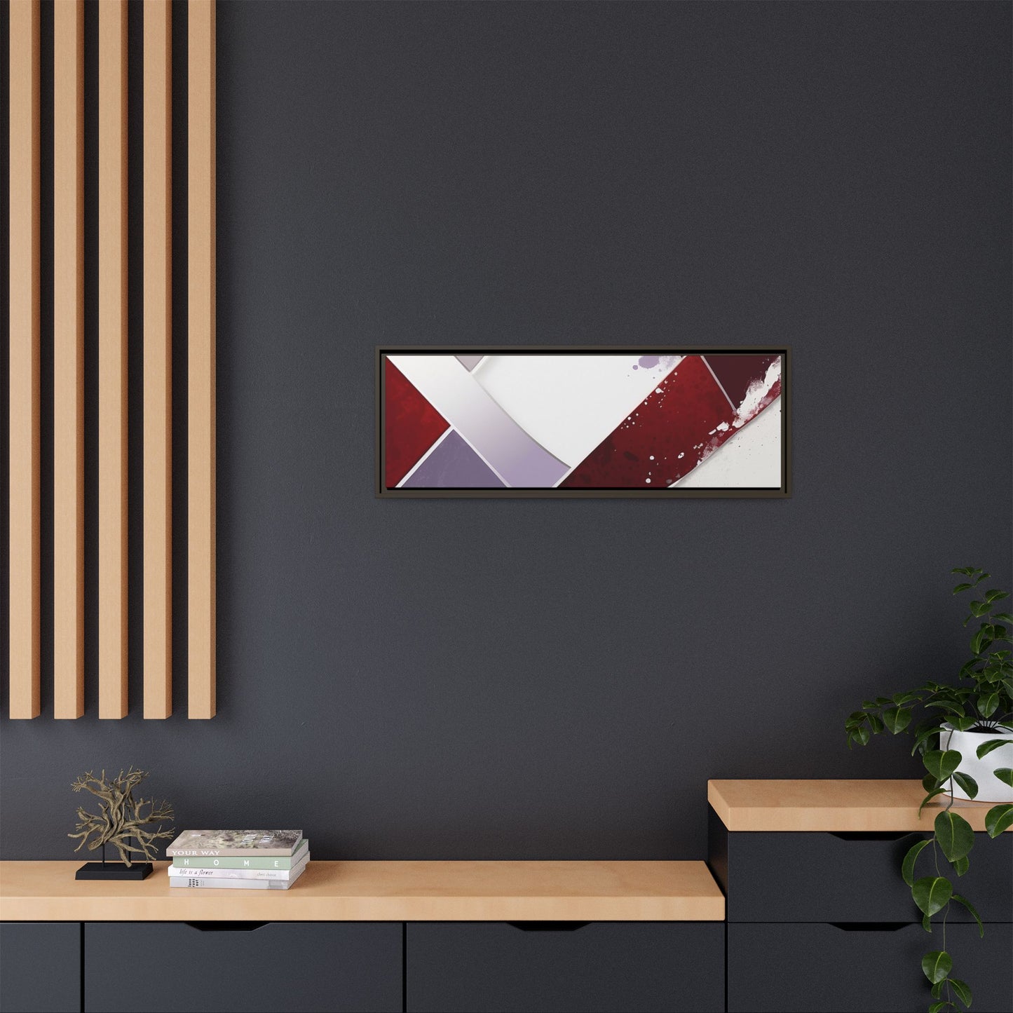 Matte Canvas, Framed (Multi-color)