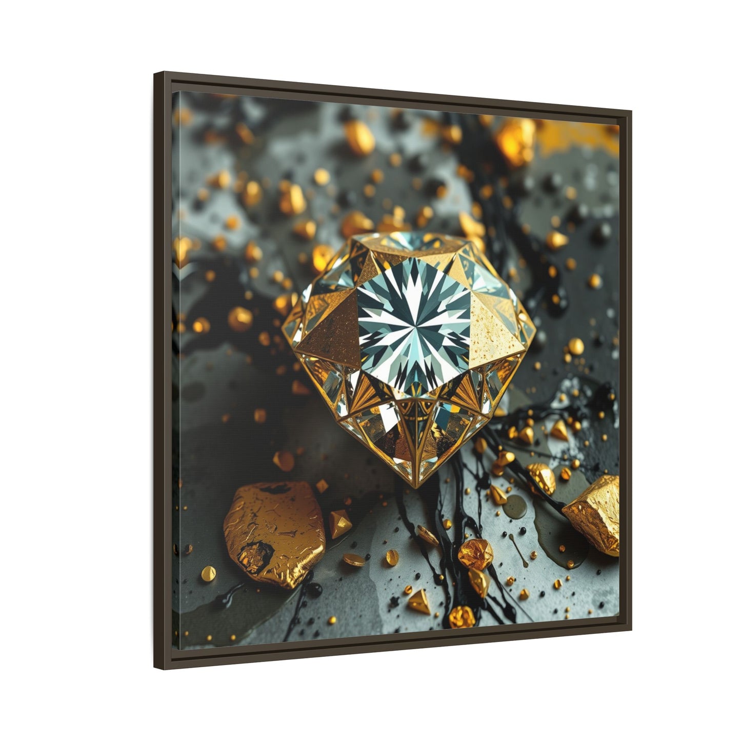 Matte Canvas, Framed (Multi-color)