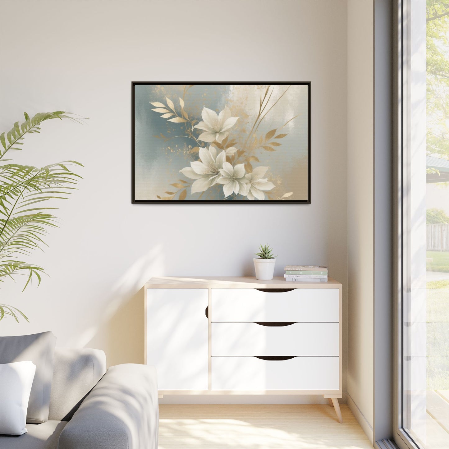 Matte Canvas, Framed (Multi-color)