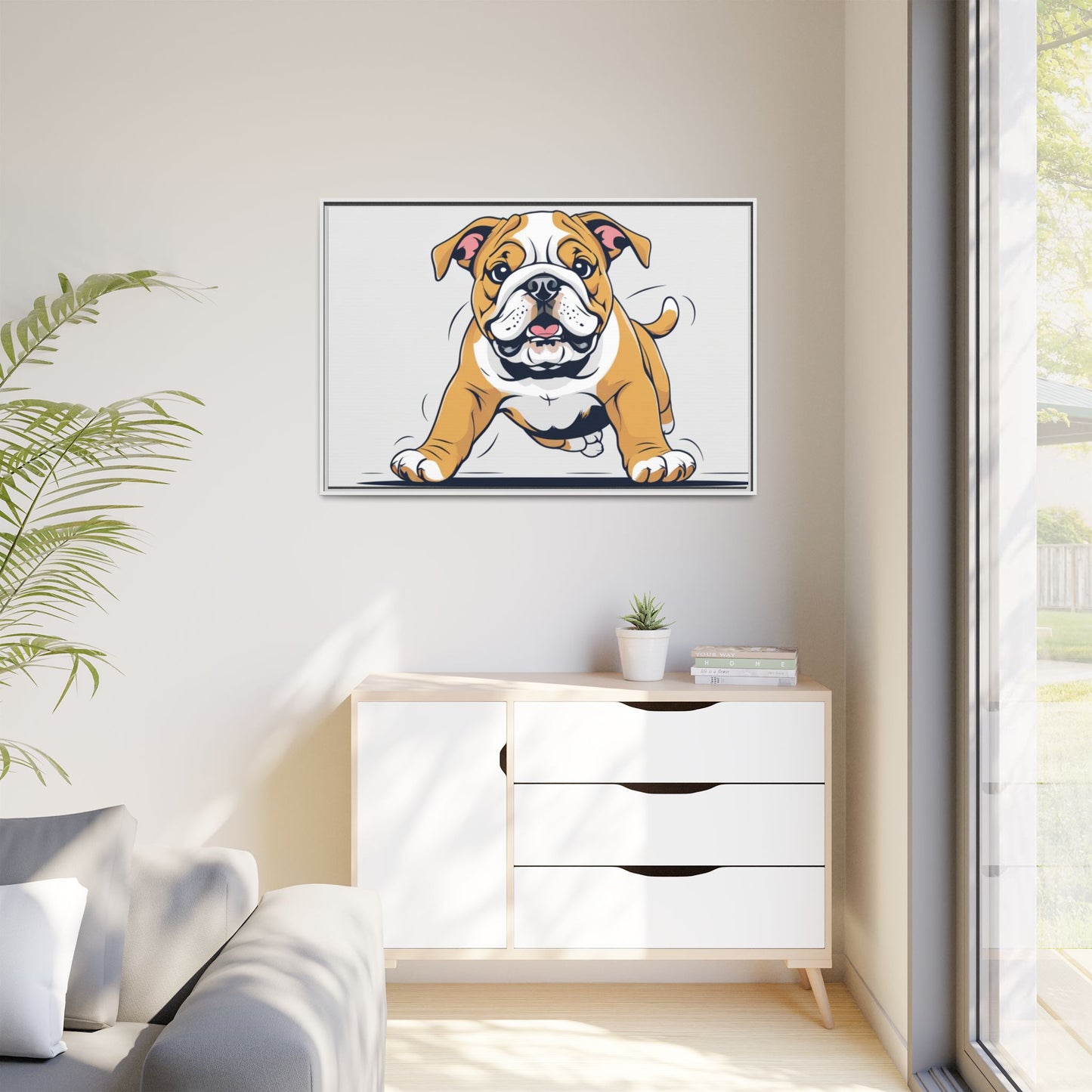 Matte Canvas, Framed (Multi-color)