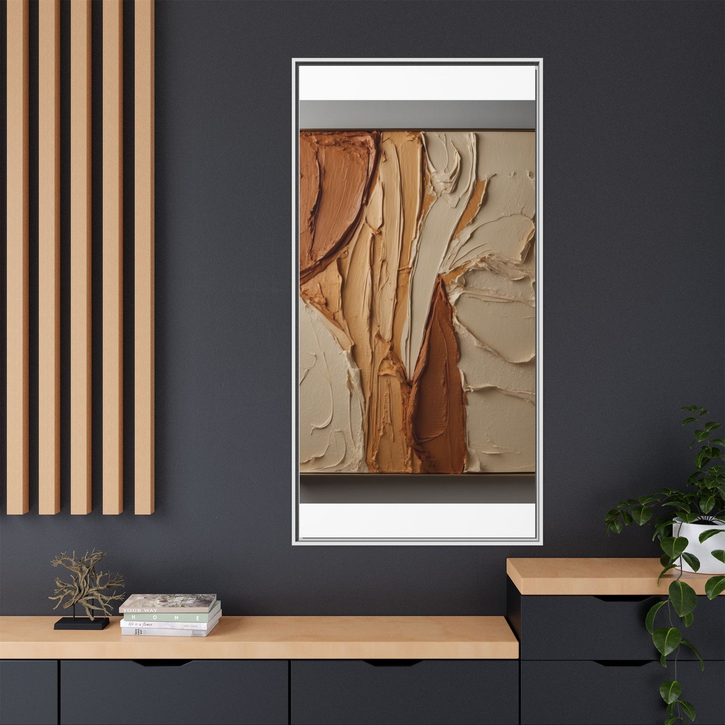 Matte Canvas, Framed (Multi-color)