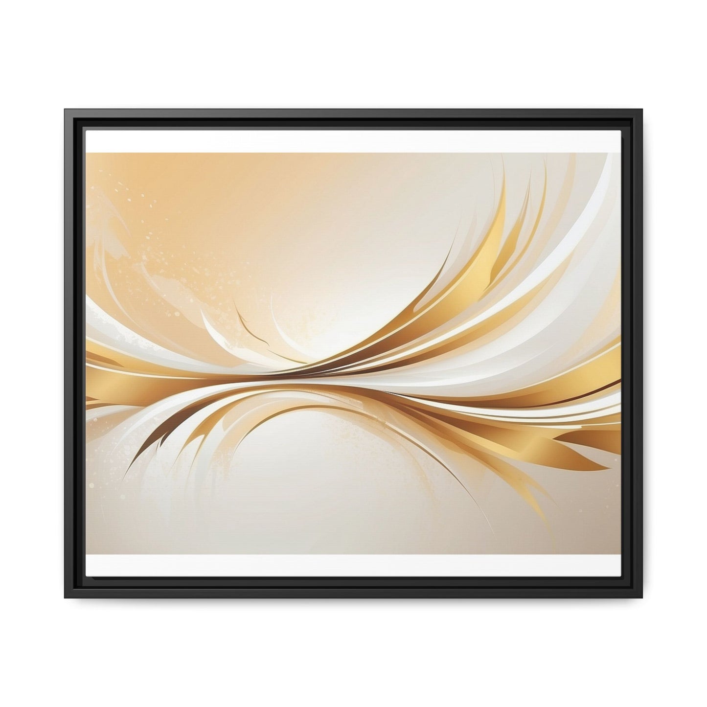 Modern Abstract Wall Art - Framed Matte Canvas Decor