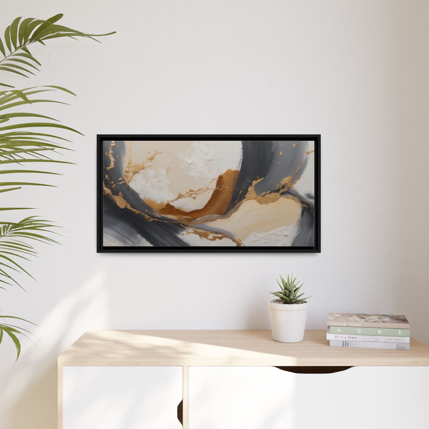 Matte Canvas, Framed (Multi-color)