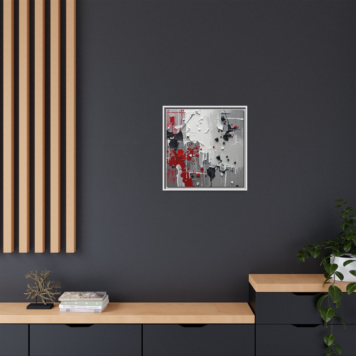 Matte Canvas, Framed (Multi-color)